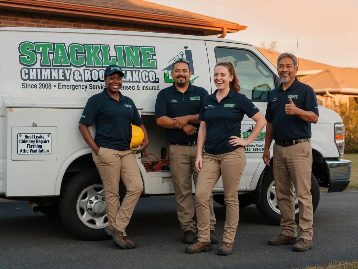 Chimney flashing repair company in Mocksville, NC